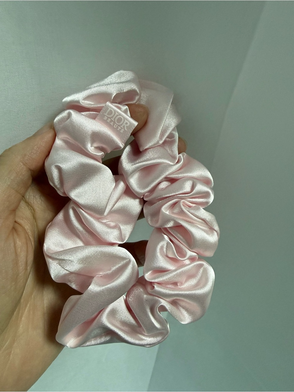 Dior Beauty Light Pink Hair Scrunchie